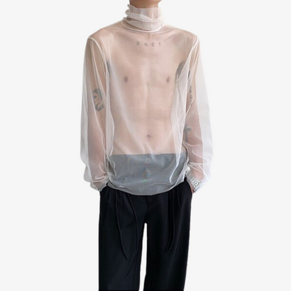 see-through men's tops